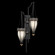 Mirage Two Light Wall Sconce in Black Iron/Brass/Pebble (48|100041111)