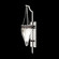 Mirage One Light Wall Sconce in Silver Leaf/Nickel/Pebble (48|100039421)
