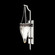 Mirage One Light Wall Sconce in Silver Leaf/Brass/Pebble (48|100039411)