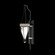 Mirage One Light Wall Sconce in Black Iron/Nickel/Coco (48|100039122)