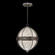 Mirage Three Light Pendant in Midnight Steel/Nickel/Pebble (48|100038721)