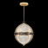 Mirage Three Light Pendant in Gold Leaf/Nickel/Pebble (48|100038321)