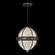 Mirage Three Light Pendant in Black Iron/Nickel/Pebble (48|100038121)