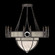 Mirage 15 Light Chandelier in Midnight Steel/Nickel/Coco (48|100037722)