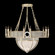 Mirage 15 Light Chandelier in Champagne/Nickel/Coco (48|100037622)