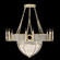 Mirage 15 Light Chandelier in Champagne/Brass/Coco (48|100037612)