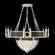 Mirage 15 Light Chandelier in Silver Leaf/Brass/Black Knight (48|100037413)
