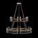 Mirage 24 Light Chandelier in Champagne/Brass/Black Knight (48|100036613)