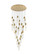 Aurora 25 Light Chandelier in Satin Gold (173|2089G42SG)