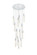 Aurora 13 Light Chandelier in Chrome and Clear (173|2089G30C)