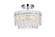Emilia Three Light Flush Mount in Chrome and Clear (173|1780F12C)