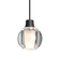 Besa Boca 3 Pendant Pendant in Black (74|XBOCA3CLBK)