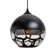 Besa Rocky Outdoor Pendant Pendant in Black (74|OPROCKYBKLEDBK)