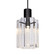 Besa Ice 4 Pendant LED Pendant in Black (74|1XTICE4CLLEDBK)