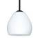 Besa Bolla Stem Pendant One Light Pendant in Black (74|1TT412207MEDBK)
