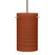 Besa Tamburo 5 Stem Pendant LED Pendant in Black (74|1TT4005CHLEDSN)
