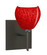 Besa Tay Tay Mini Sconce with Square Canopy LED Wall Sconce in Bronze (74|1SW5605RCLEDBRSQ)