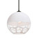 Besa Rocky Pendant One Light Pendant in Black (74|1JTROCKYWHBK)