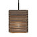 Besa Kirk 6 Pendant LED Pendant in Black (74|1JCKIRK6LEDBK)