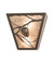 Whispering Pines Two Light Wall Sconce in Timeless Bronze (57|122424)