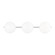Lune Three Light Vanity in Chrome (454|EV1013CH)