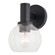 Marshall One Light Wall Sconce in Matte Black (63|W0461) Marshall One Light Wall Sconce in Matte Black (63|W0461)