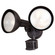 Outdoor Security Two Light Outdoor Motion Sensor Security Flood Light in Bronze (63|T0695)