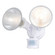Outdoor Security Two Light Outdoor Motion Sensor Security Flood Light in White (63|T0692)