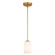 Shelby One Light Mini Pendant in Natural Brass (63|P0427)