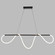 Bowman LED Linear Chandelier in Matte Black (63|H0303)