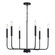Belden Six Light Chandelier in Black (63|H0297)