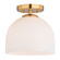 Shelby One Light Semi-Flush Mount in Natural Brass (63|C0314)