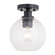 Marshall One Light Semi-Flush Mount in Matte Black (63|C0304)