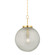 Falls Mills One Light Pendant in Aged Brass (70|9920AGB)