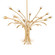 Bilston 15 Light Chandelier in Vintage Gold Leaf (70|1915VGL)
