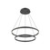 Cerchio LED Chandelier in Black (347|CH87832BKUNV010)