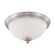 Patton Three Light Flush Mount in Brushed Nickel (72|606014)