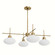 Getty Four Light Chandelier in Luxe Gold (47|13190)