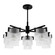 Ontario Five Light Chandelier in Matte Black (47|13137)