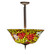 Tiffany Rosebush Three Light Pendant in Mahogany Bronze (57|280149)