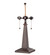 Mission Two Light Table Base in Mahogany Bronze (57|138784)