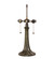 Leaf Two Light Table Base in Mahogany Bronze (57|119551)