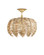 Tiptur LED Semi-Flush Mount in Natural/Coco Cream (142|90001258)