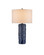 Fairmont Dark Blue Table Lamp One Light Table Lamp in Dark Blue Reactive (142|60000991)