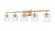 Landon Five Light Vanity in Modern Gold (224|75155VMGLD)