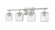Landon Four Light Vanity in Brushed Nickel (224|75154VBN)