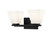 Annalise Two Light Vanity in Matte Black (224|75142VMB)