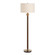 Keros One Light Floor Lamp in Dark Oak Wood (52|30448)