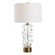 Aura One Light Table Lamp in Brushed Brass (52|30423)