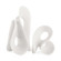 Silent Wave Sculptures Set/2 in White (52|18194)